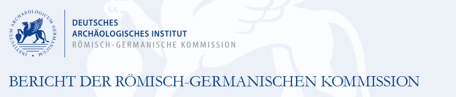 Bericht der Römisch-Germanischen Kommission logo